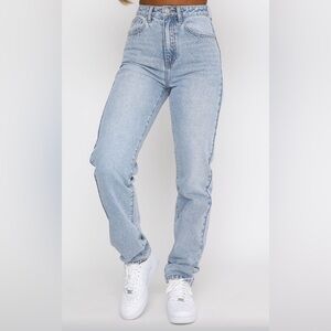 American apparel size 26 Classic Light Blue Women's high waisted Jeans NWT